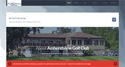 Desktop Screenshot of amherstviewgolfclub.com